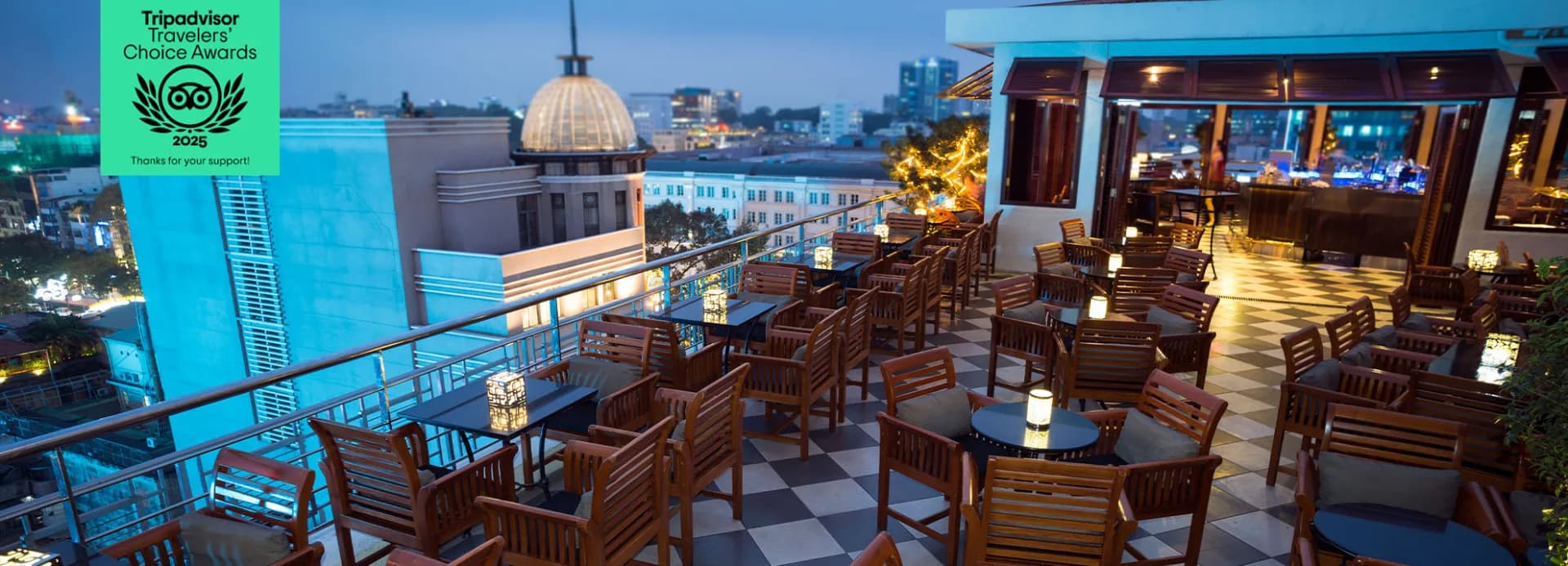 Saigon Rooftop Bar (Caravelle Hotel)