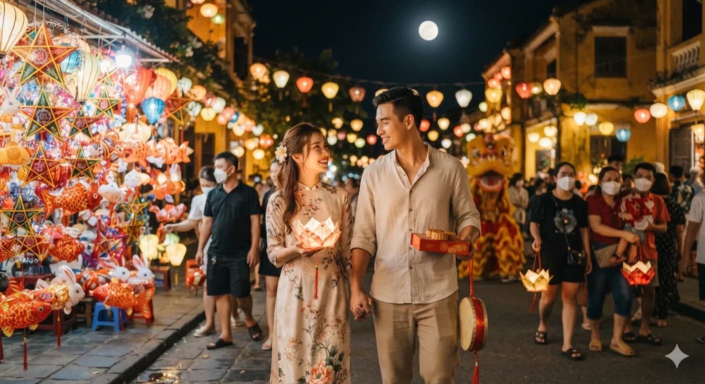Hẹn Hò Trung Thu TPHCM: Ngắm Trăng, Lồng Đèn, Quà Tặng